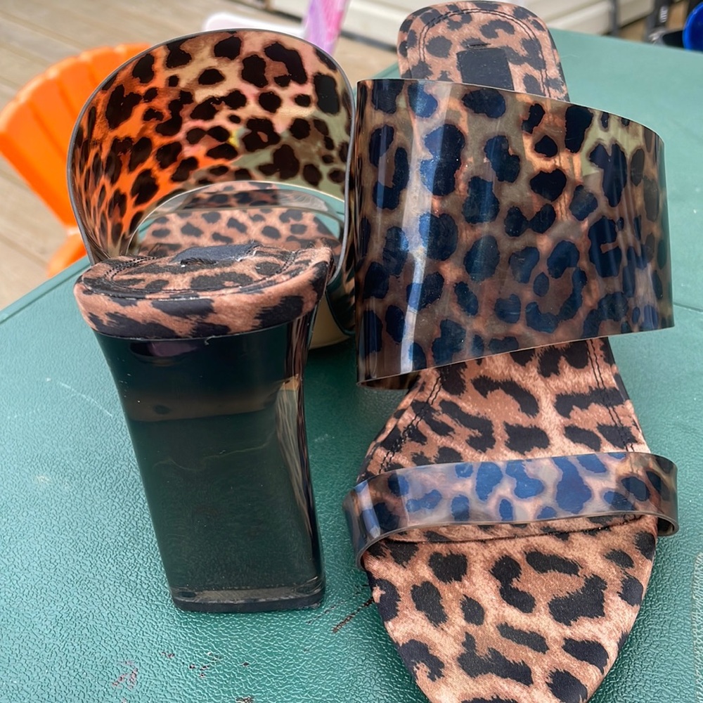 Leopard print Zara heels